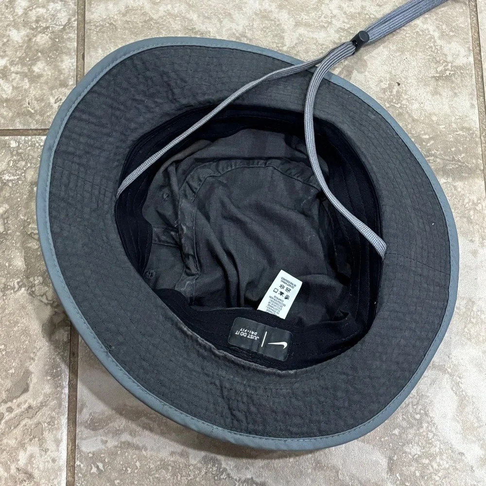 Nike ACG Dri-FIT Bucket Hat Anthracite Grey Ripstop Boonie DM3329-060 Mens M/L